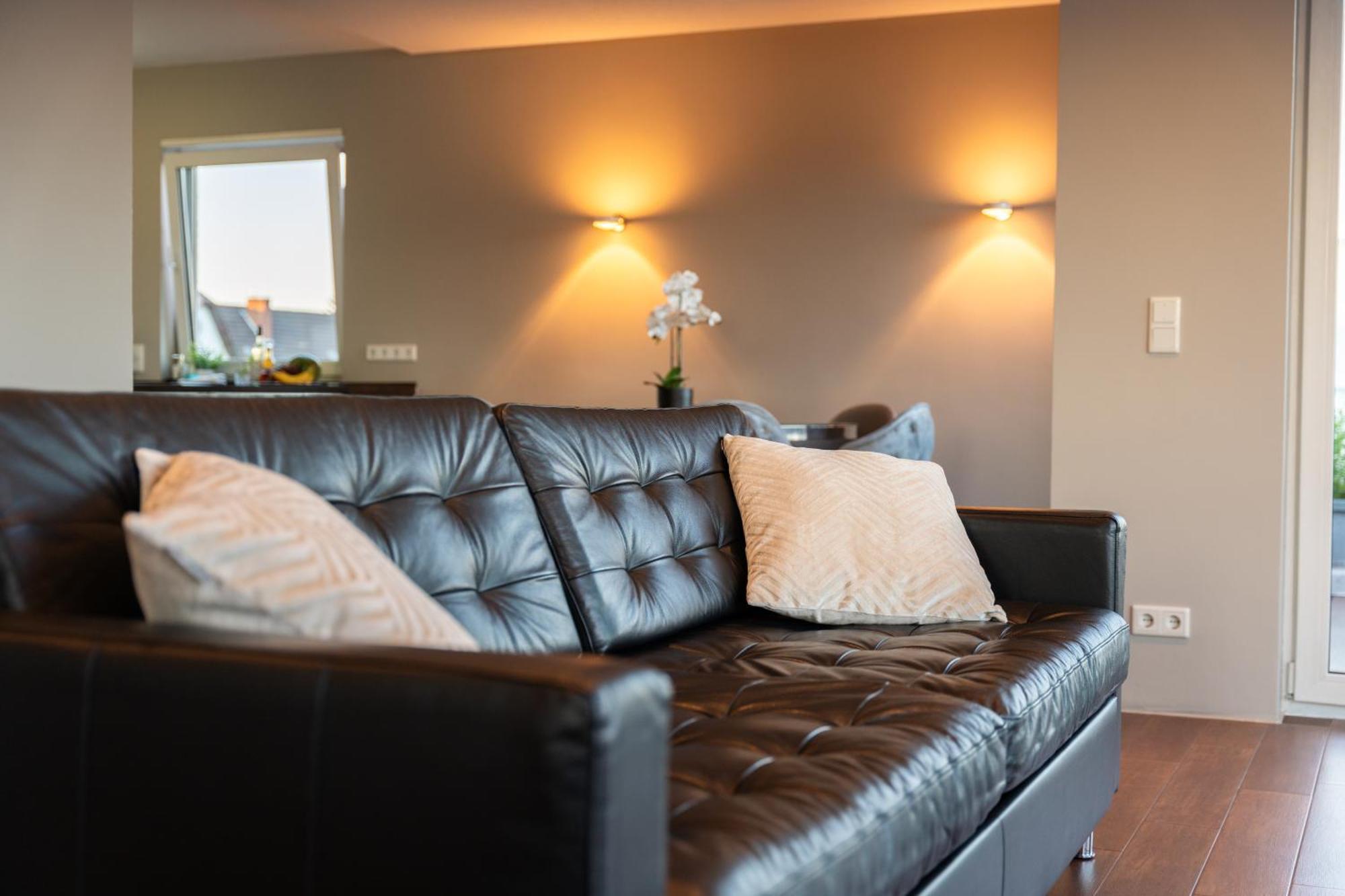 Penthouse Wohnung Mit Schoenem Moselblick In Metternich Coblence Extérieur photo