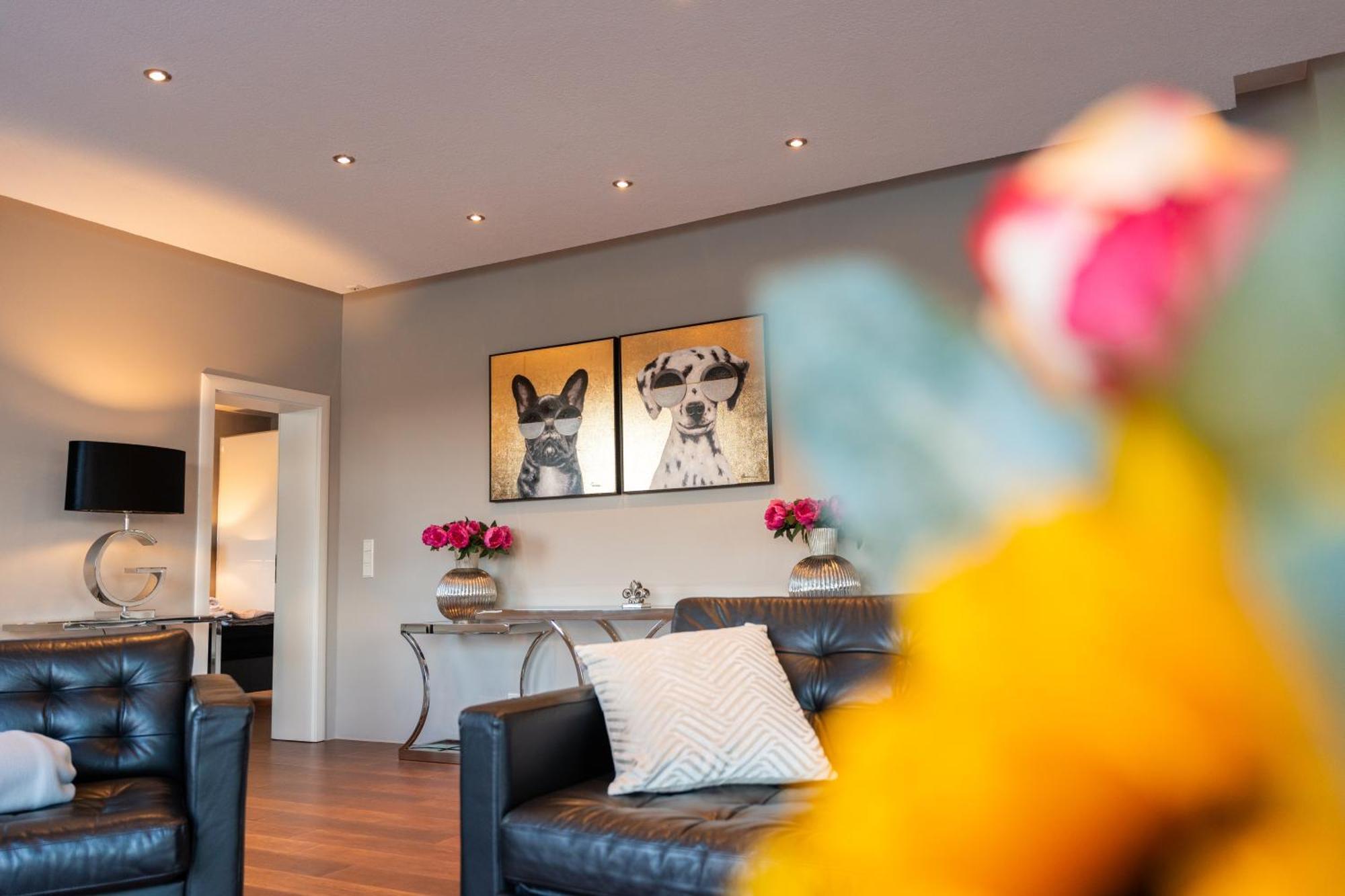 Penthouse Wohnung Mit Schoenem Moselblick In Metternich Coblence Extérieur photo